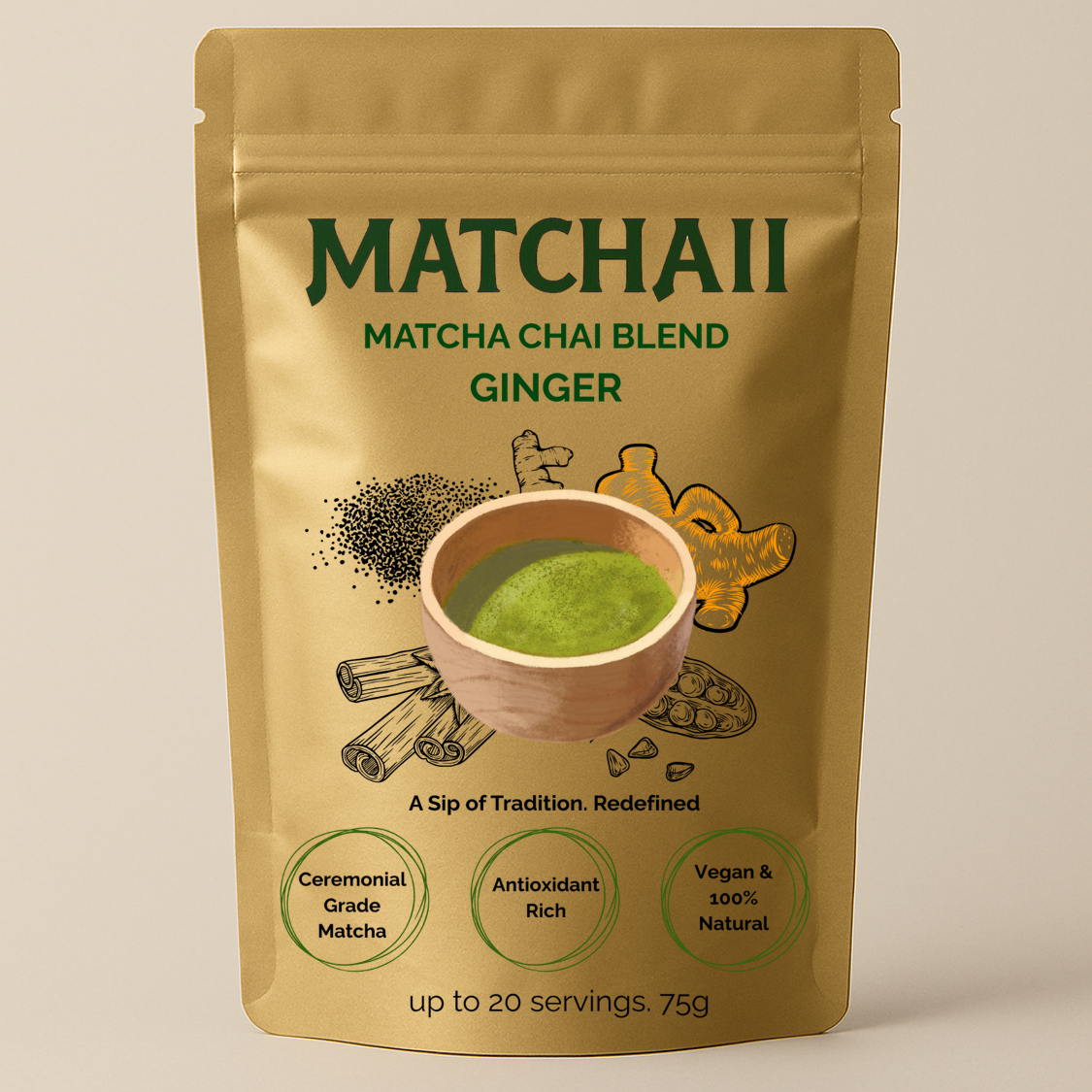 Daily Ritual Pouch - Ginger (75g)